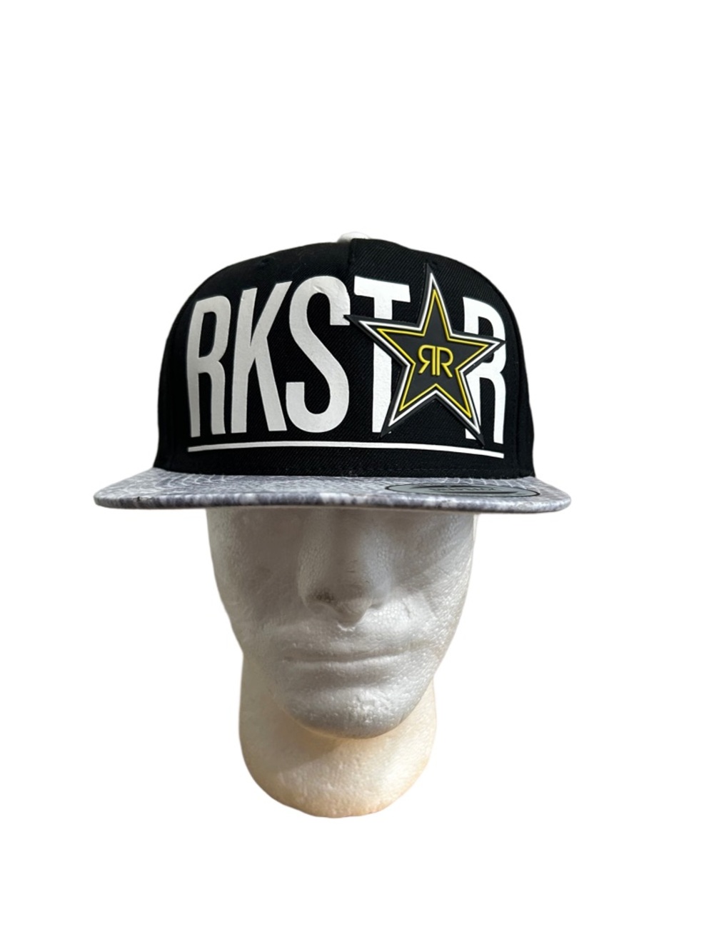 RKSTR Black Snapback Hat with Star Logo